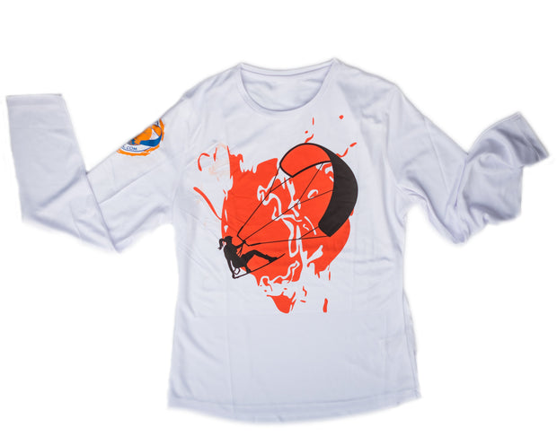 Global Kite Apparel Women's Long Sleeve Cotton Top: Reversal