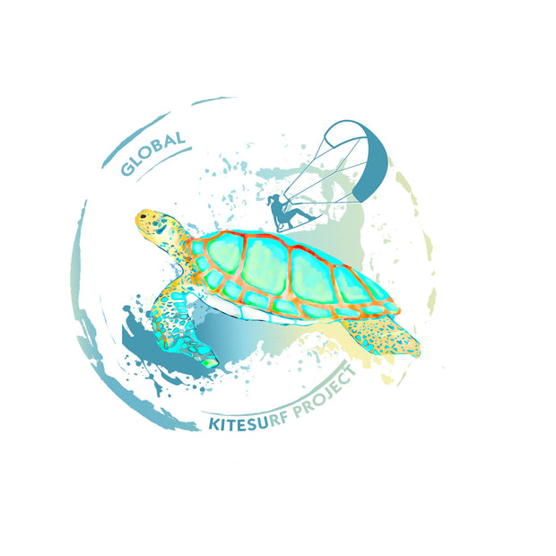 Global Kitesurf Project T Shirt for her - Turtle