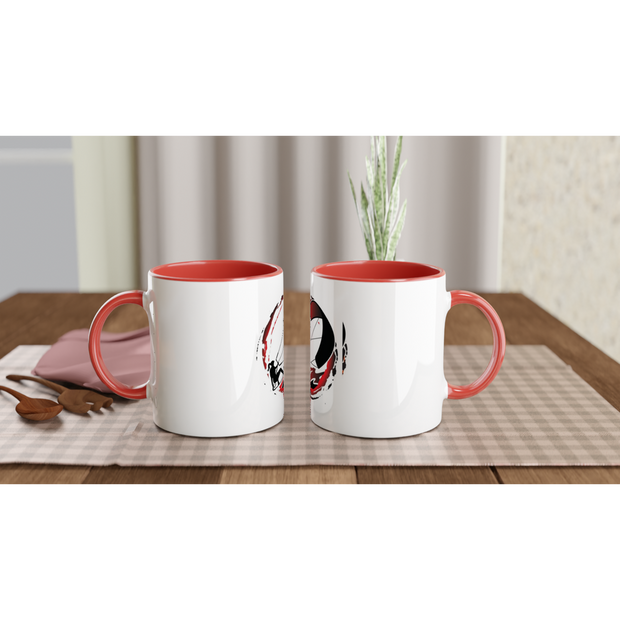 For Her...Kitesurfing White & Red 11oz Ceramic Mug